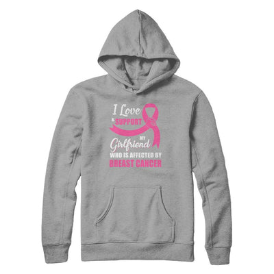 Breast Cancer Awareness Support Pink Girlfriend Boyfriend-T-Shirt & Hoodie-Pullover Hoodie-Light Steel