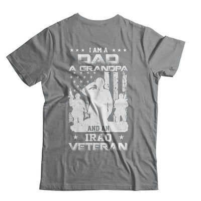 I'm A Dad A Grandpa And An Iraq Veteran-T-Shirt & Hoodie-Classic T-Shirt-Sport Grey