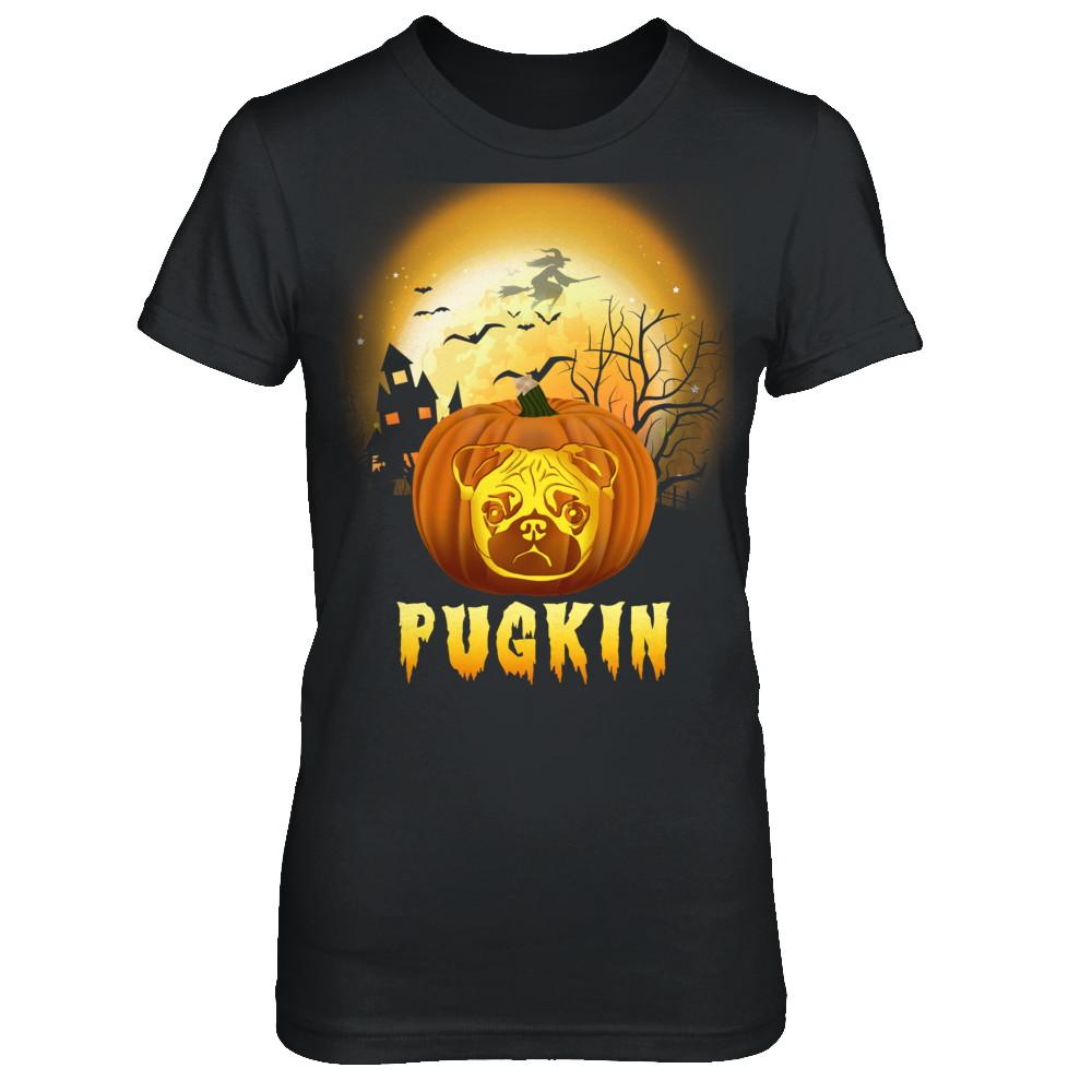 Halloween Pugkin Funny Pumpkin Pug