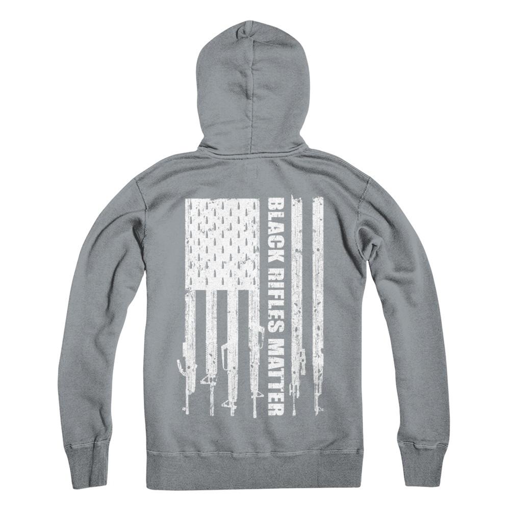Black Rifles Matter 2nd Amendment Ar15-T-Shirt & Hoodie-Pullover Hoodie-Light Steel
