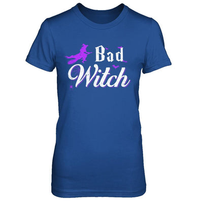 Bad Witch Halloween-T-Shirt & Hoodie-Women's T-Shirt-Royal