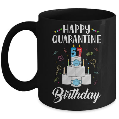 57th Birthday Gift Idea 1964 Happy Quarantine Birthday Mug-Coffee Mug-Mug-Black
