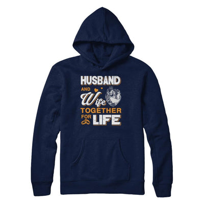Husband And Wife Together For Life-T-Shirt & Hoodie-Pullover Hoodie-Navy