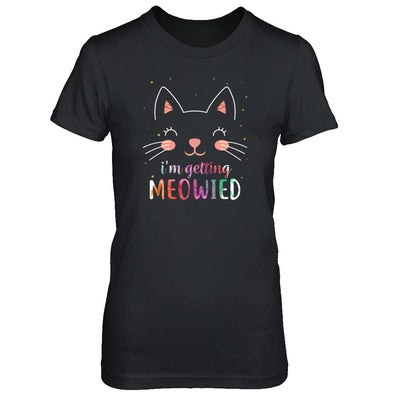 I'm Getting Meowied Cat-T-Shirt & Tank Top-Women's T-Shirt-Black
