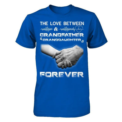 The Love Between A Grandfather And Granddaughter Is Forever-T-Shirt & Hoodie-Premium T-Shirt-Royal