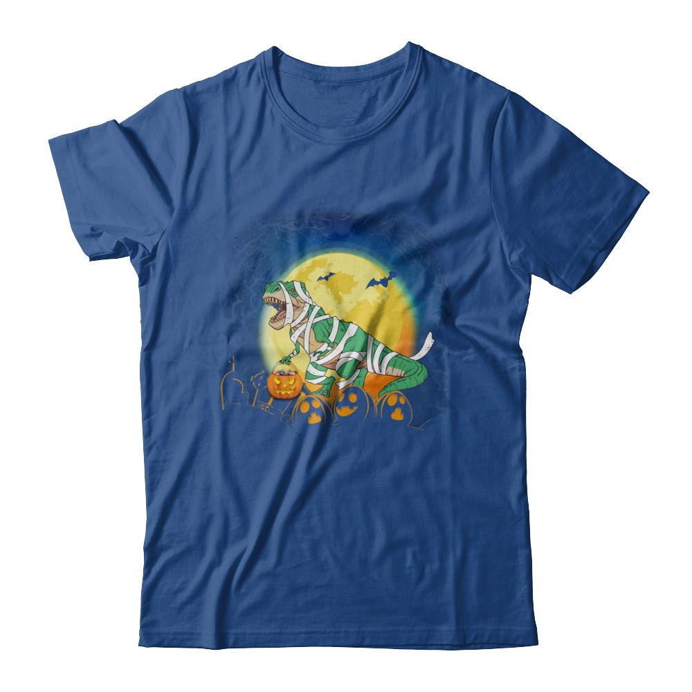 Halloween Pumpkin Dinosaur Gift For Kids Boys Girls-T-Shirt & Hoodie-Classic T-Shirt-Royal