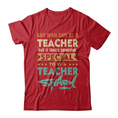 Vintage Someone Special To Be A Teacher Shark Gift-T-Shirt & Hoodie-Classic T-Shirt-Red