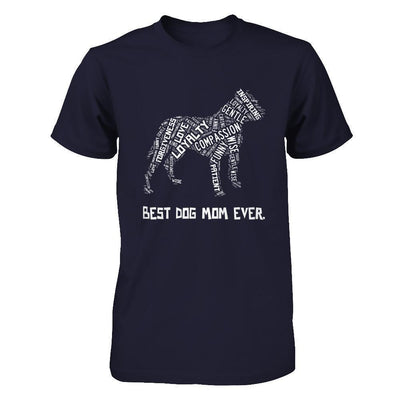 Best Dog Mom Ever Pitbull Lovers-T-Shirt & Hoodie-Premium T-Shirt-Midnight Navy