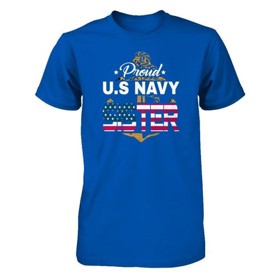 Proud US Navy Sister-T-Shirt & Hoodie-Premium T-Shirt-Royal