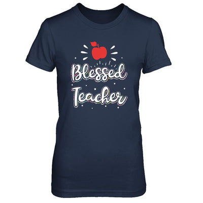 Blessed Teacher Gift-T-Shirt & Hoodie-Women's T-Shirt-Navy
