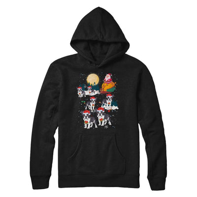 Dog Reindeer Bulldog Christmas Gift-T-Shirt & Sweatshirt-Pullover Hoodie-Black
