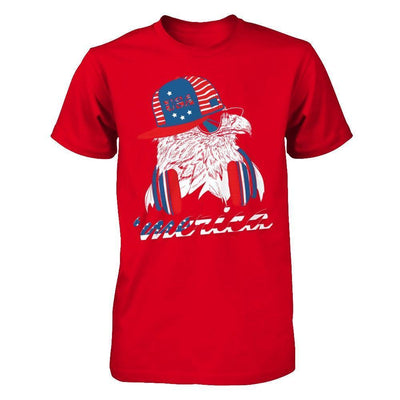 Usa Pride Merica Hiphop Eagle 4Th Of July-T-Shirt & Hoodie-Premium T-Shirt-Red