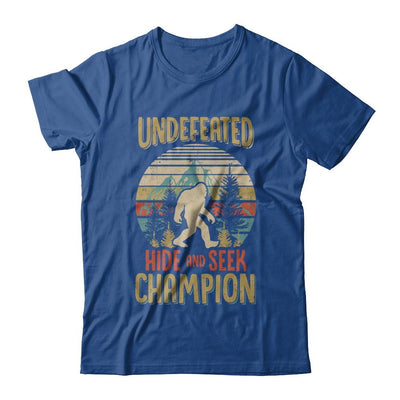 Vintage Bigfoot Undefeated Hide And Seek Champion-T-Shirt & Hoodie-Classic T-Shirt-Royal