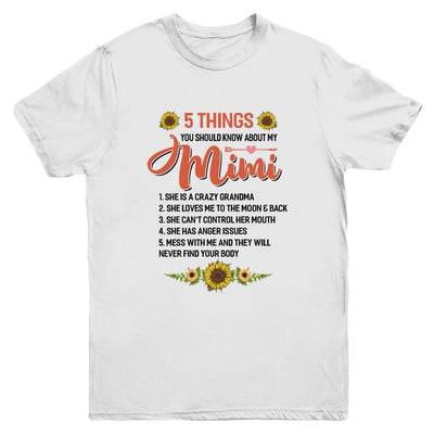 5 Things You Should Know About My Mimi Youth-Youth Shirt-Youth T-Shirt-White