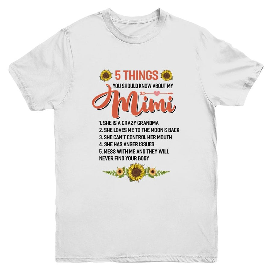 5 Things You Should Know About My Mimi Youth-Youth Shirt-Youth T-Shirt-White