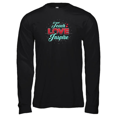 Teach Love Inspire-T-Shirt & Tank Top-Long Sleeve T-Shirt-Black