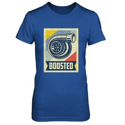 Vintage Turbo Car Boost Turbocharger Lag Retro Race-T-Shirt & Hoodie-Women's T-Shirt-Royal