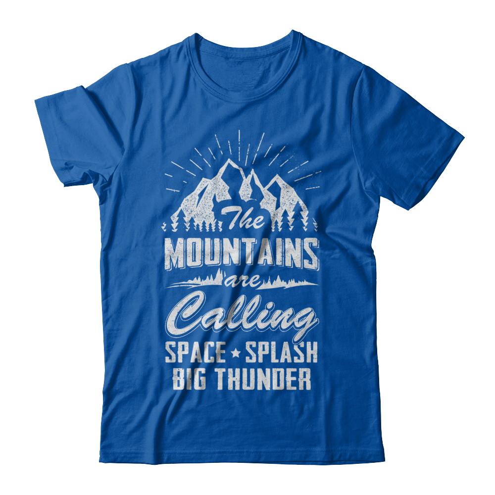 The Mountains Are Calling Space Splash Big Thunder-T-Shirt & Hoodie-Premium T-Shirt-Royal