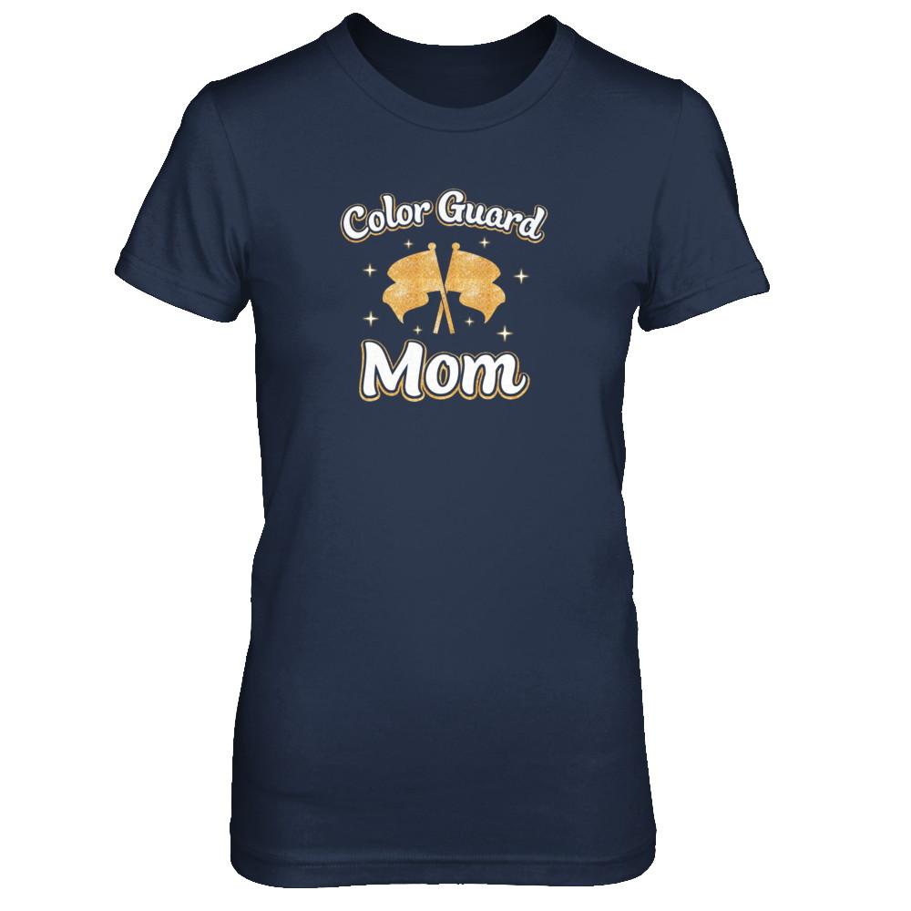 Mothers Day Gifts For Color Guard Mom-T-Shirt & Tank Top-Women's T-Shirt-Navy