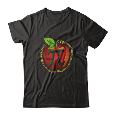 Teacher Apple Pi Math Happy Pi Day-T-Shirt & Hoodie-Premium T-Shirt-Black
