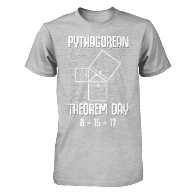 Pythagorean Theorem Day 8-15-17-T-Shirt & Hoodie-Premium T-Shirt-Heather Gray