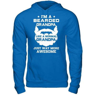 I'm A Bearded Grandpa Like A Normal Grandpa-T-Shirt & Hoodie-Pullover Hoodie-Royal