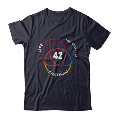 The Answer To Life The Universe And Everything-T-Shirt & Hoodie-Premium T-Shirt-Midnight Navy