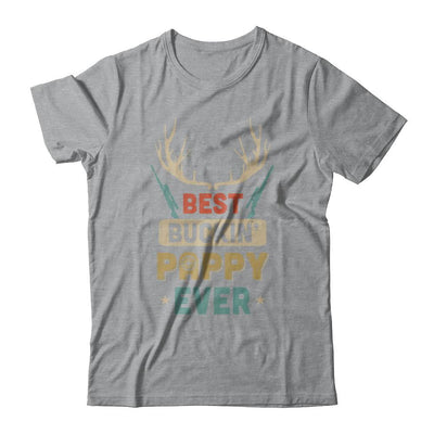 Vintage Best Buckin' Pappy Ever Deer Hunting-T-Shirt & Hoodie-Classic T-Shirt-Sport Grey
