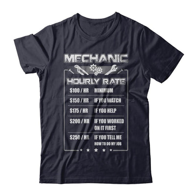 Funny Mechanic Hourly Rate-T-Shirt & Hoodie-Premium T-Shirt-Midnight Navy