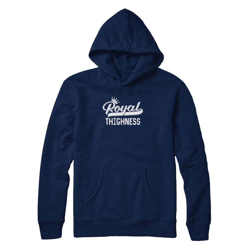 Royal Thighness Funny Sayings Fitness Gym Bodybuilding-T-Shirt & Tank Top-Pullover Hoodie-Navy