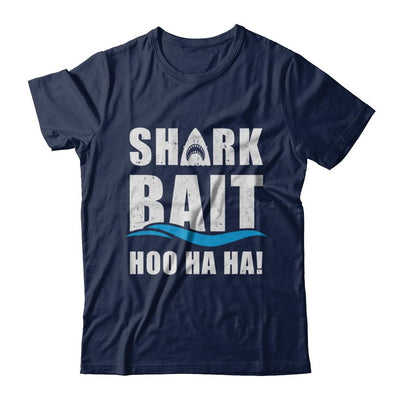 Funny Shark Bait Hoo Ha Ha Shark-T-Shirt & Hoodie-Classic T-Shirt-Navy