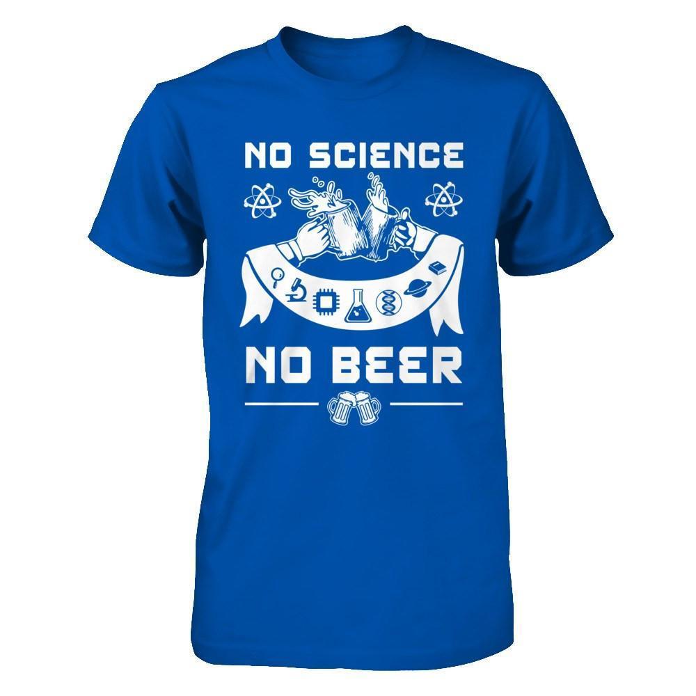 No Science No Beer March For Science-T-Shirt & Hoodie-Premium T-Shirt-Royal