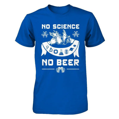 No Science No Beer March For Science-T-Shirt & Hoodie-Premium T-Shirt-Royal