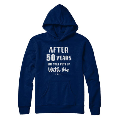 50Th Wedding Anniversary Funny Husband Gift-T-Shirt & Hoodie-Pullover Hoodie-Navy