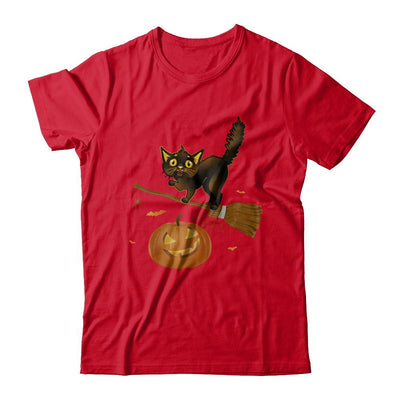 Happy Halloween Cat Pumpkin Gift-T-Shirt & Sweatshirt-Premium T-Shirt-Red