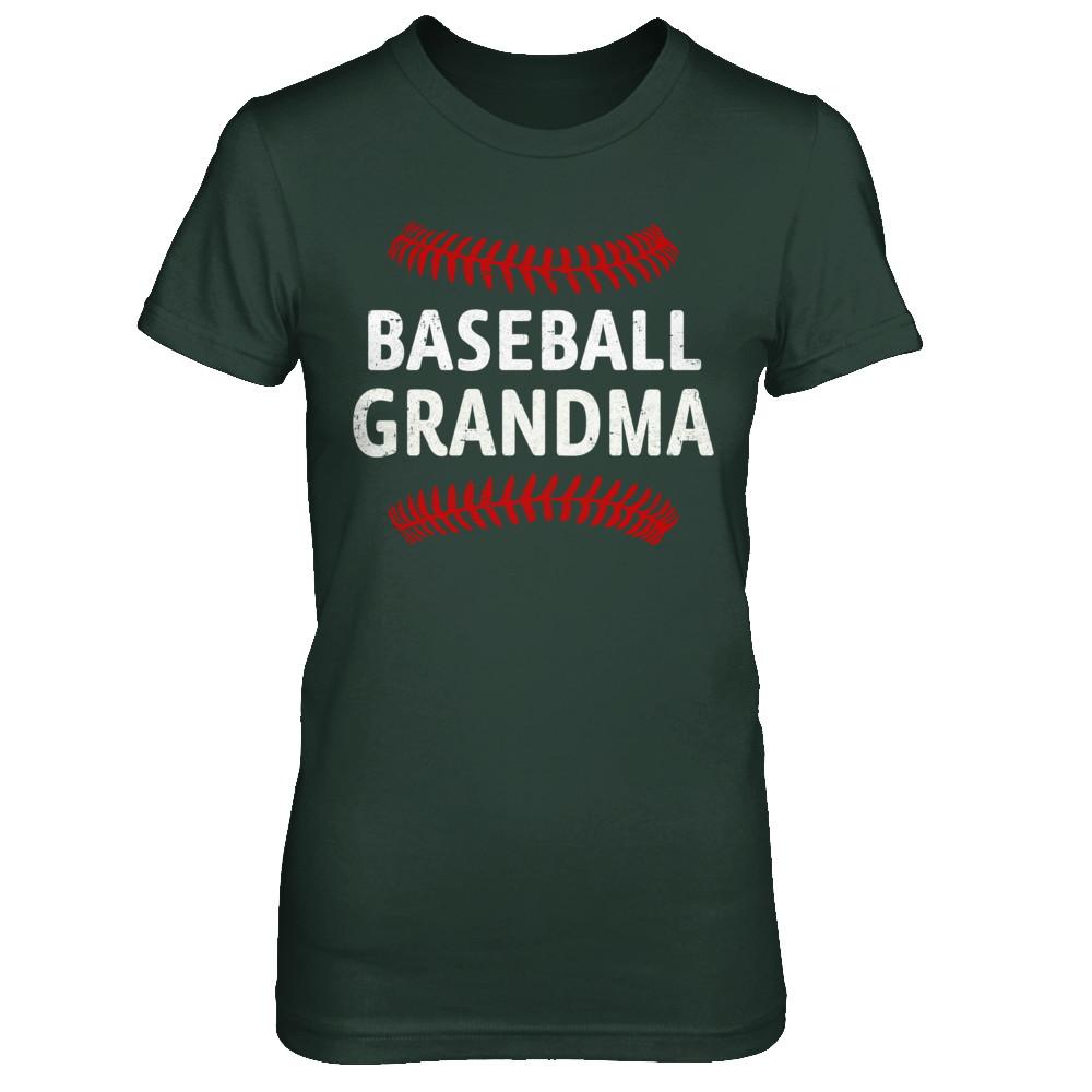 Baseball Grandma-T-Shirt & Hoodie-