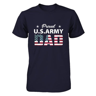 Proud Us Army Dad-T-Shirt & Hoodie-Premium T-Shirt-Midnight Navy