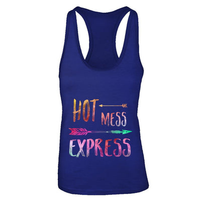 Hot Mess Express-T-Shirt & Tank Top-Women's Ideal Racerback Tank-Royal