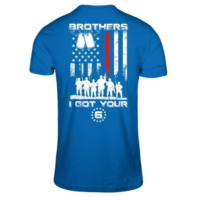 Brothers I Got Your Six Veteran-T-Shirt & Hoodie-Classic T-Shirt-Royal