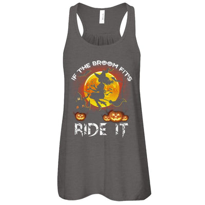 If The Broom Fits Witch Funny Happy Halloween-T-Shirt & Tank Top-