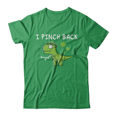 I Pinch Back Dinosaur T-Rex St Patrick's Day-T-Shirt & Hoodie-Premium T-Shirt-Kelly Green