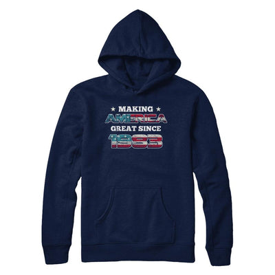 Making America Great Since 1983 38th Birthday-T-Shirt & Hoodie-Pullover Hoodie-Navy