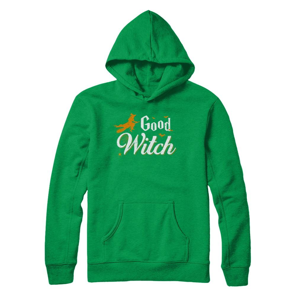 Good Witch Halloween-T-Shirt & Hoodie-Pullover Hoodie-Irish Green