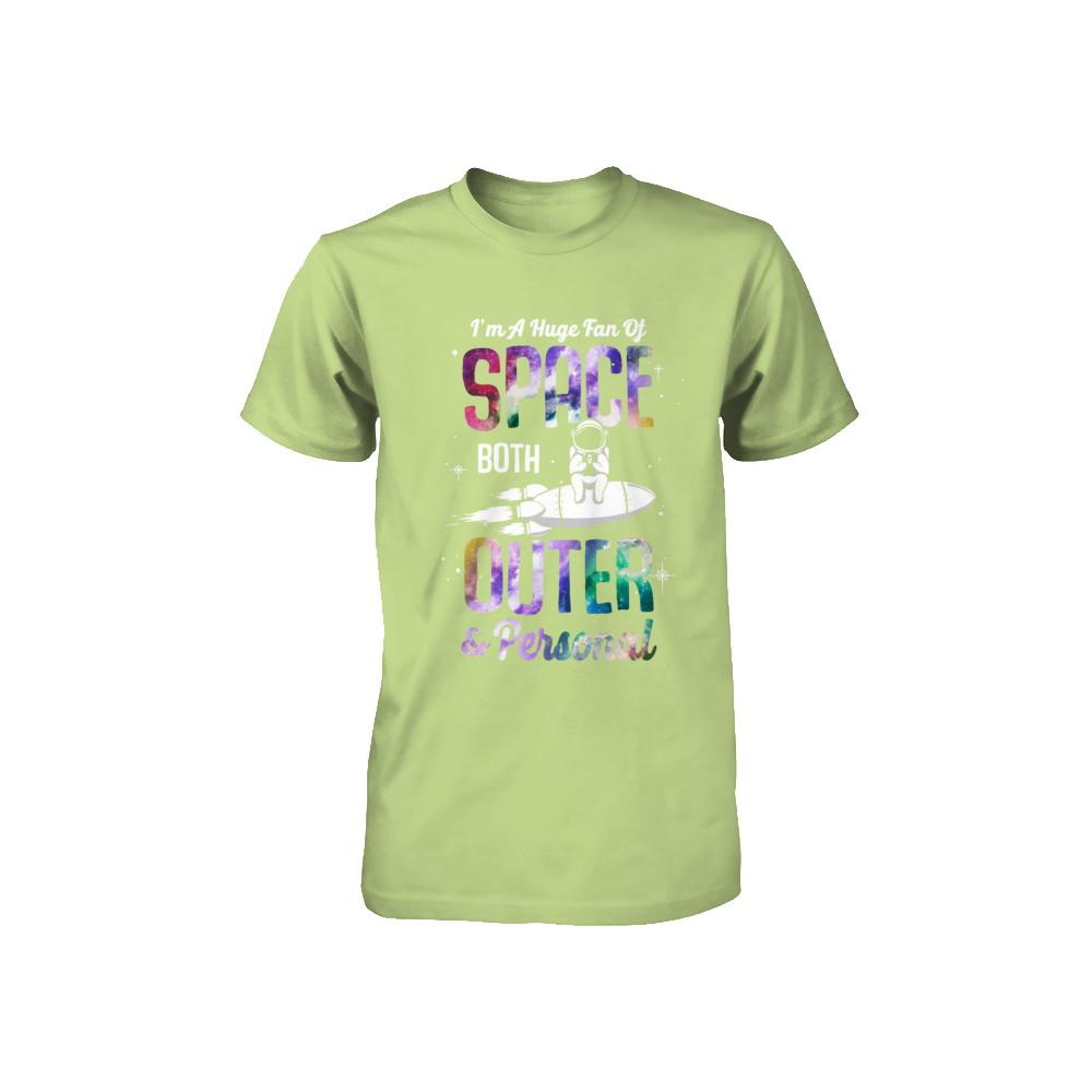 I'm A Huge Fan Of Space Both Outer And Personal Youth-Youth Shirt-Toddler T-Shirt-Key Lime