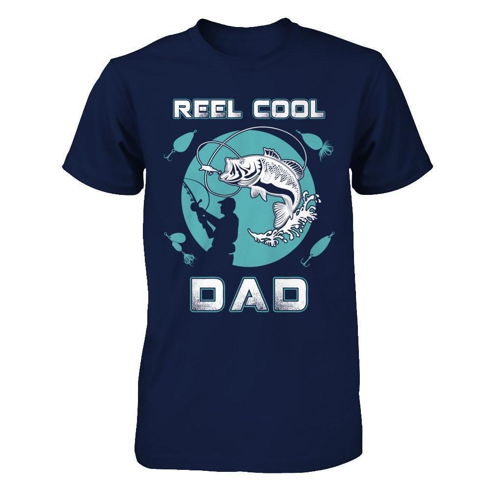 Reel Cool Dad-T-Shirt & Hoodie-Classic T-Shirt-Navy