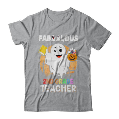 Faboolous Fabulous 2nd Grade Teacher Halloween-T-Shirt & Hoodie-Classic T-Shirt-Sport Grey