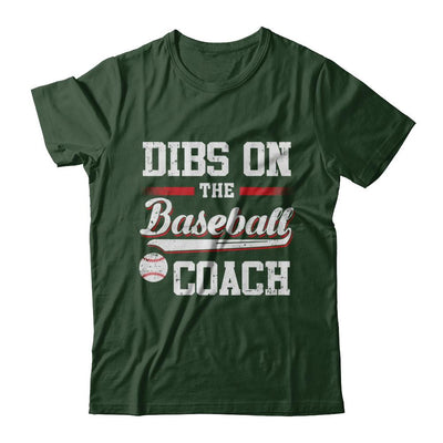 Dibs On The Coach Baseball-T-Shirt & Hoodie-Classic T-Shirt-Forest Green