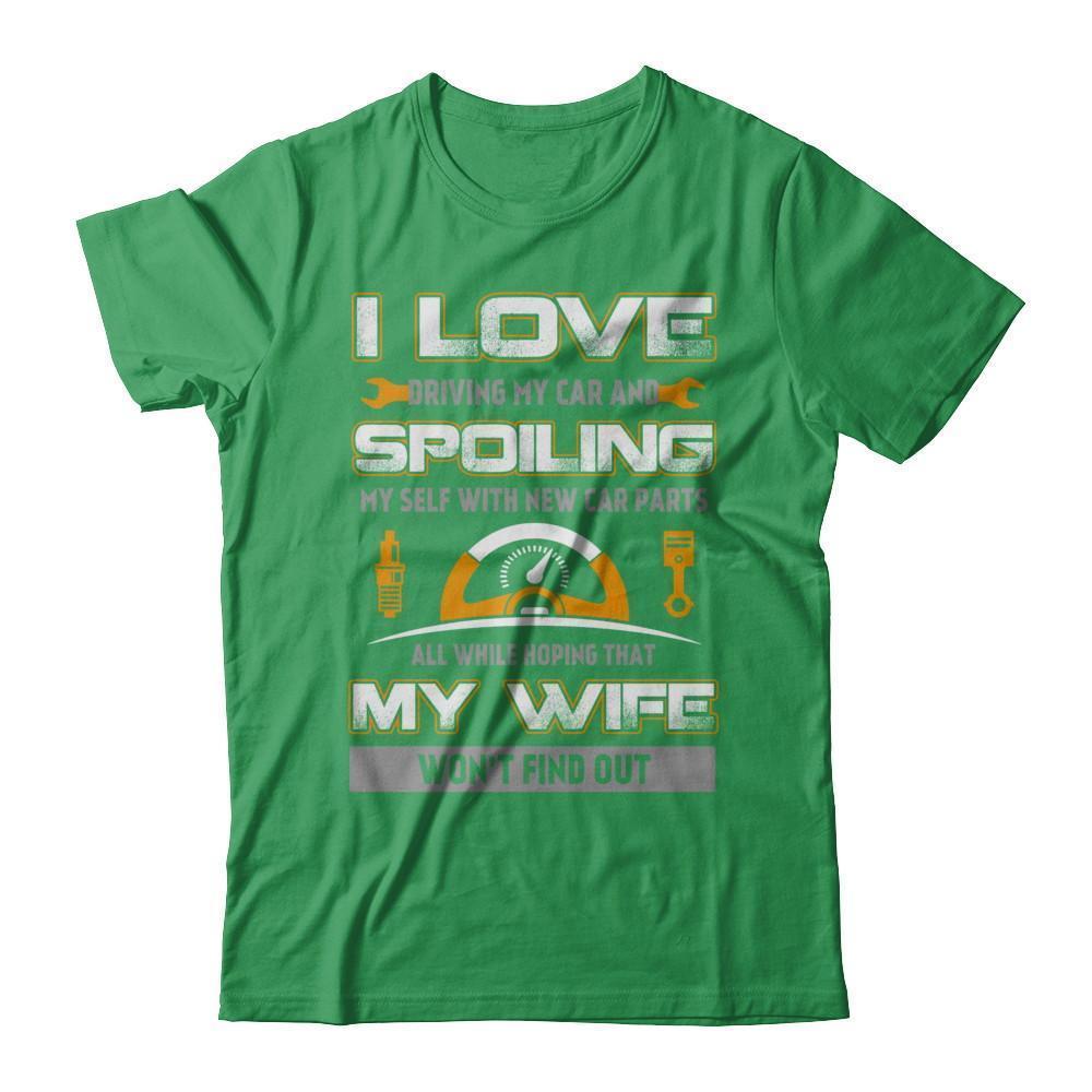I Love Spoiling My Wife Husband-T-Shirt & Hoodie-Premium T-Shirt-Kelly Green