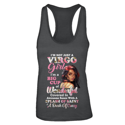 I'm Not Just A Virgo Girl August September Birthday Gifts-T-Shirt & Tank Top-Women's Ideal Racerback Tank-Black