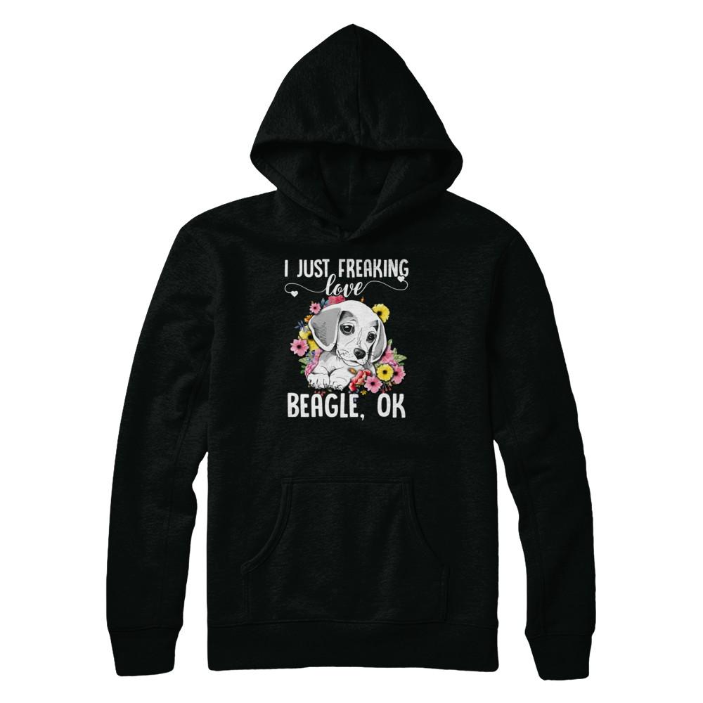 Dog I Just Freaking Love Beagle-T-Shirt & Tank Top-
